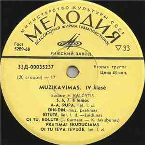Various - Muzikavimas. IV Klasė
