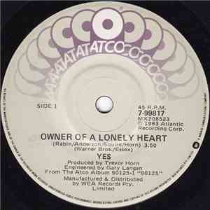 Yes - Owner Of A Lonely Heart