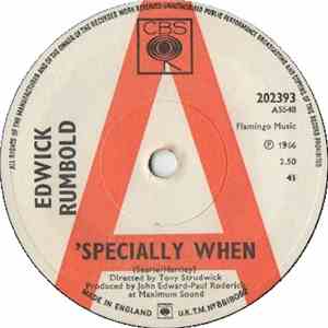 Edwick Rumbold - 'Specially When / Come Back