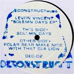 Levon Vincent - Solemn Days EP