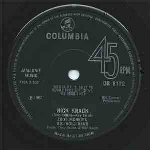 Zoot Money's Big Roll Band - I Really Learnt How To Cry / Nick Knack