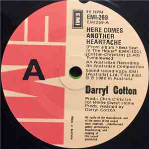Darryl Cotton - Here Comes Another Heartache