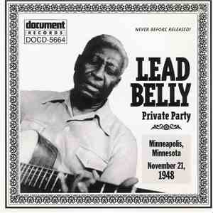 Leadbelly - Private Party, Minneapolis, Minn., November 21, 1948