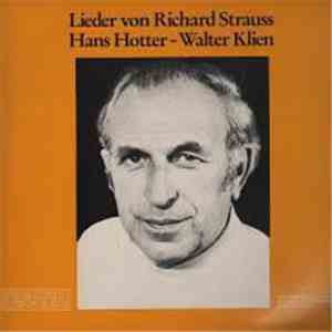 Strauss - Hans Hotter - Walter Klien - Lieder Von Richard Strauss