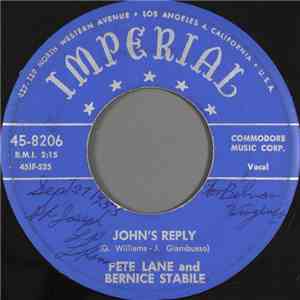Pete Lane  And Bernice Stabile - John's Reply / One-Two-Three-Skid-Doo