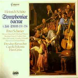 Heinrich Schütz, Capella Fidicinia - Symphoniae Sacrae 1. Teil. SWV 257-276
