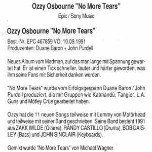 Ozzy Osbourne - No More Tears