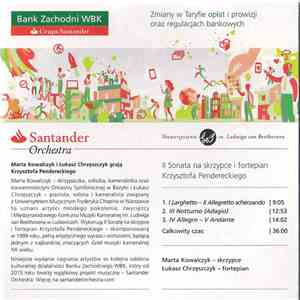 Santander Orchestra, Marta Kowalczyk, Łukasz Chrzęszczyk - II Sonata Na Skrzypce I Fortepian Krzysztofa Pendereckiego