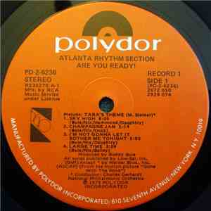 Atlanta Rhythm Section - Are You Ready!