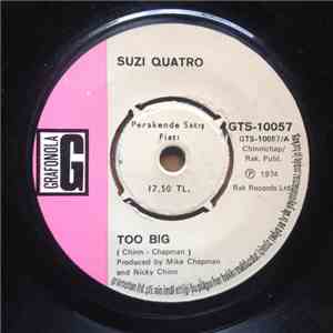 Suzi Quatro - Too Big / I Wanna Be Free