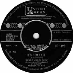 Bobby Goldsboro - It's Too Late / I'm Goin' Home