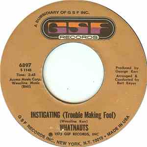 Whatnauts - Instigating (Trouble Making Fool) / I Can't Stand To See You Cry