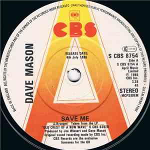 Dave Mason - Save Me