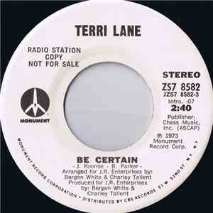 Terri Lane - Be Certain