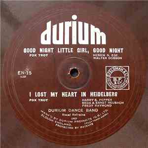 Durium Dance Band - Good Night Little Girl, Good Night