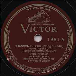 Fritz Kreisler - Chanson Indoue / Poupée Valsante