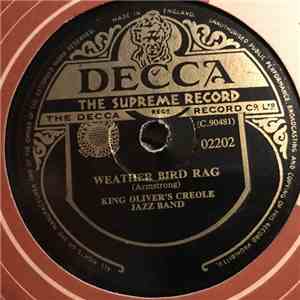 King Oliver's Creole Jazz Band - Weather Bird Rag / Just Gone