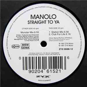 Manolo  - Straight To Ya
