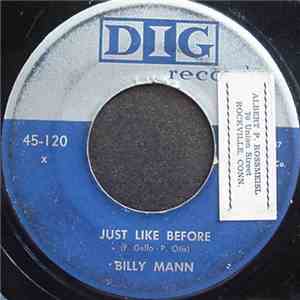 Billy Mann  - Just Like Before / A Million Heartaches Ago