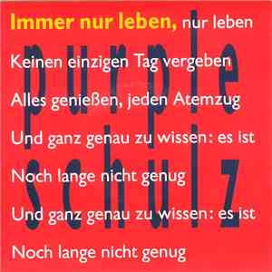 Purple Schulz - Immer Nur Leben