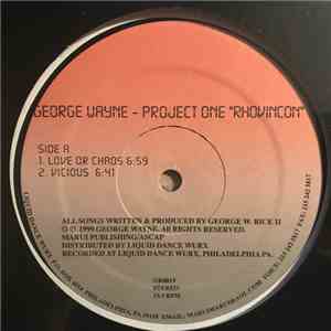 George Wayne  - Project One Rhovincon