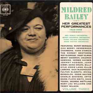 Mildred Bailey - Her Greatest Performances 1929-1946 Volume Three