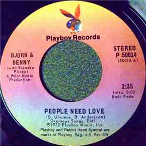 Björn & Benny With Anna & Frieda - People Need Love / Merry-Go-Round