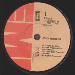 John Rowles - Tania (This Song Is For You)