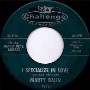 Marty Balin - I Specialize In Love / You Are The One