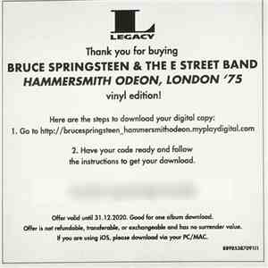 Bruce Springsteen & The E-Street Band - Hammersmith Odeon, London '75