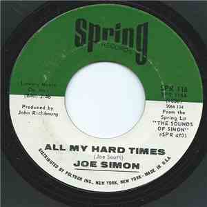 Joe Simon - All My Hard Times / Georgia Blue