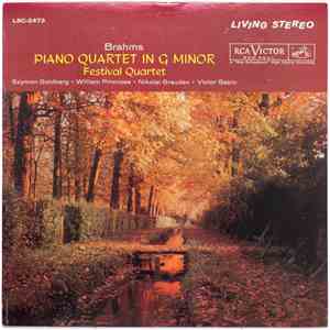 Johannes Brahms, The Festival Quartet - Piano Quartet in G Minor