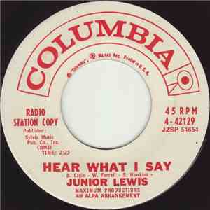 Junior Lewis - Hear What I Say