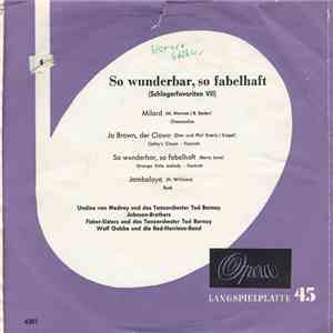 Various - So Wunderbar, So Fabelhaft