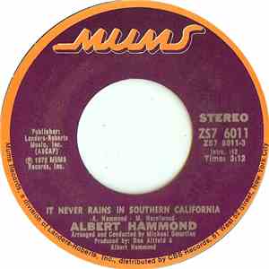 Albert Hammond - It Never Rains In Southern California