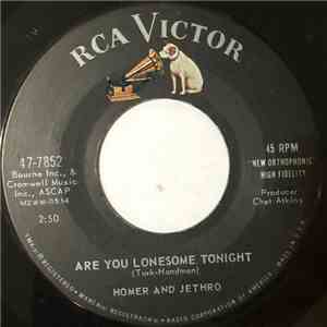Homer And Jethro - Are You Lonesome Tonight / I Love Your Pizza