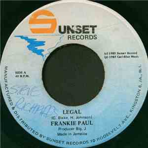 Frankie Paul - Legal