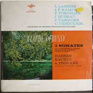 Claude Debussy, Orchestre De Chambre Jean-François Paillard - 3 Sonates Pour Violoncelle & Piano