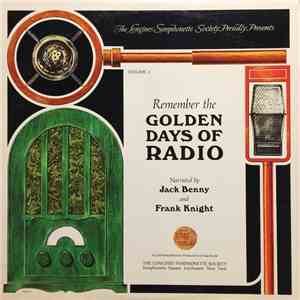 Jack Benny And Frank Knight - Remember The Golden Days Of Radio Volume 2