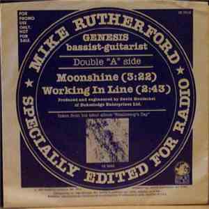 Mike Rutherford - Moonshine / Working In Line