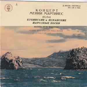 M. Martinez - Cuban And Spanish Folk Songs