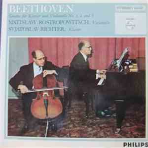 Beethoven, Mstislaw Rostropowitsch, Svjatoslav Richter - Sonaten Für Klavier Und Violoncello Nr. 1, 4 Und 5