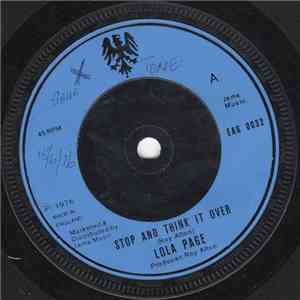 Lola Page - Stop And Think It Over
