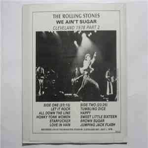 The Rolling Stones - We Ain't Sugar - Cleveland 1978 Part 2