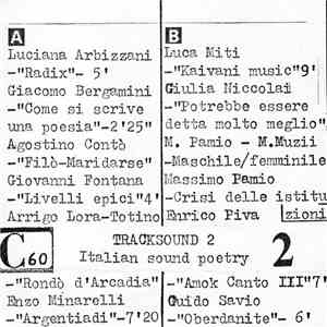 Various - Tracksound 2 - Italian Sound Poetry