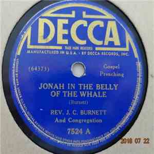 Reverend J.C. Burnett And Congregation - Jonah In The Belly Of The Whale