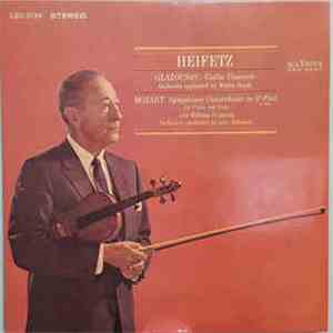 Jascha Heifetz, Walter Hendl, William Primrose, Izler Solomon - Glazounov: Violin Concerto / Mozart: Symphonie Concertante In E-Flat (K. 364) For Violin And Viola