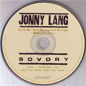 Jonny Lang / Sovory - Lie To Me / Soul
