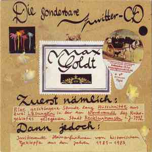Max Goldt - Die Sonderbare Zwitter-CD
