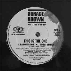 Horace Brown - This Is The One